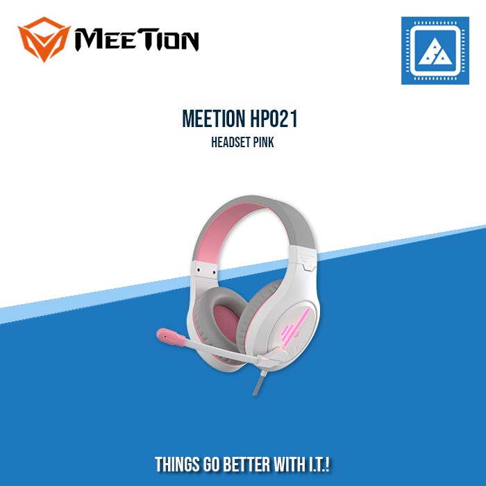 MEETION HP021 HEADSET PINK MEETION HP021 HEADSET PINK
